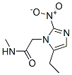 5-Ethyl-N-methyl-2-nitro-1H-imidazole-1-acetamide CAS#: 23571-58-6