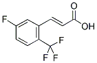 5-FLUORO-2-(TRIFLUOROMETHYL)CINNAMIC ACID CAS#: 231291-18-2
