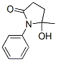 5-Hydroxy-5-methyl-1-phenyl-2-pyrrolidone CAS#: 29879-80-9