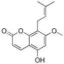 5-Hydroxy-7-methoxy-8-(3-methyl-2-butenyl)-2H-1-benzopyran-2-one CAS#: 26481-12-9