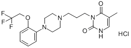 5-METHYL-3-[3-[3-[4-[2-(2,2,2-TRIFLUOROETHOXY)PHENYL]-1-PIPERAZINYL]PROPYL]-2,4-(1H,3H)-PYRIMIDINEDIONE] HYDROCHLORIDE CAS#: 232953-52-5