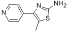 5-METHYL-4-PYRIDIN-4-YL-THIAZOL-2-YLAMINE CAS#: 206555-50-2