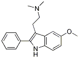 5-Methoxy-N,N-dimethyl-2-phenyl-1H-indole-3-ethanamine CAS#: 17375-63-2