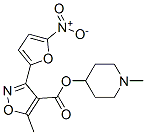 5-Methyl-3-(5-nitro-2-furyl)-4-isoxazolecarboxylic acid 1-methyl-4-piperidyl ester CAS#: 21787-36-0