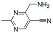 5-Pyrimidinecarbonitrile, 4-(aminomethyl)-2-methyl- (8CI) CAS#: 23822-38-0
