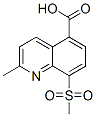 5-Quinolinecarboxylic acid, 2-methyl-8-(methylsulfonyl)- CAS#: 204782-98-9