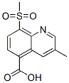 5-Quinolinecarboxylic acid, 3-methyl-8-(methylsulfonyl)- CAS#: 204783-08-4