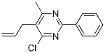 5-allyl-4-chloro-6-methyl-2-phenylpyrimidine CAS#: 263352-13-2