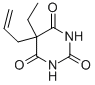 5-allyl-5-ethylbarbituric acid CAS#: 2373-84-4