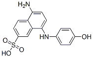 5-amino-8-(4-hydroxyphenylamino)naphthalene-2-sulfonicacid CAS#: 118-21-8