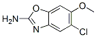 5-chloro-6-methoxy-benzooxazol-2-amine CAS#: 2139-00-6