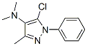 5-chloro-N,N,3-trimethyl-1-phenyl-pyrazol-4-amine CAS#: 21672-57-1