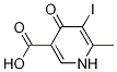 5-iodo-6-Methyl-4-oxo-1,4-dihydropyridine-3-carboxylic acid CAS#: 244638-94-6
