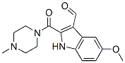 5-methoxy-2-(4-methylpiperazine-1-carbonyl)-1H-indole-3-carbaldehyde CAS#: 28837-84-5