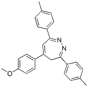 5-(p-Methoxyphenyl)-3,7-di-p-tolyl-4H-1,2-diazepine CAS#: 25649-77-8