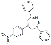 5-(p-Nitrophenyl)-3,7-diphenyl-4H-1,2-diazepine CAS#: 25649-75-6