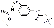 5-(tert-butoxycarbonylamino)-1-(tert-butoxycarbonyl)indole CAS#: 253782-96-6