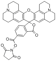 5(6)-CARBOXY-X-RHODAMINE-N-HYDROXYSUCCINIMIDE ESTER CAS#: 114616-32-9