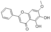 5,6-DIHYDROXY-7-METHOXYFLAVONE CAS#: 29550-13-8