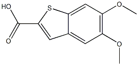 5,6-dimethoxy-1-benzothiophene-2-carboxylic acid CAS#: 23046-03-9