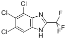5,6,7-TRICHLORO-2-TRIFLUOROMETHYLBENZIMIDAZOLE CAS#: 2338-27-4