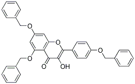 5,7-BIS-(BENZYLOXY)-2-(4-(BENZYLOXY)PHENYL)-3-HYDROXY-4H-CHROMEN-4-ONE CAS#: 23405-70-1