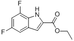 5,7-DIFLUORO-2-INDOLECARBOXYLIC ACID ETHYL ESTER CAS#: 220679-10-7