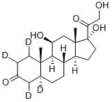 5A-PREGNAN-11B,17A,21-TRIOL-3,20-DIONE-1,2,4,5-D4 CAS#: 252976-11-7