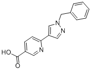 6-(1-Benzyl-1H-pyrazol-4-yl)-nicotinic acid CAS#: 220461-82-5