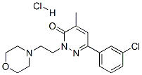 6-(3-chlorophenyl)-4-methyl-2-(2-morpholin-4-ylethyl)pyridazin-3-one h ydrochloride CAS#: 29307-32-2