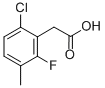 6-CHLORO-2-FLUORO-3-METHYLPHENYLACETIC ACID CAS#: 261762-93-0