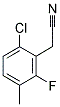 6-CHLORO-2-FLUORO-3-METHYLPHENYLACETONITRILE CAS#: 261762-95-2