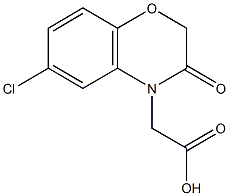 (6-CHLORO-3-OXO-2,3-DIHYDRO-4H-1,4-BENZOXAZIN-4-YL)ACETIC ACID CAS#: 26494-58-6