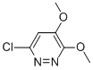 6-CHLORO-3,4-DIMETHOXYPYRIDAZINE CAS#: 2096-21-1