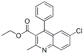 6-Chloro-3-ethoxycarbonyl-2-methyl-4-phenylquinoline CAS#: 22609-01-4