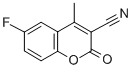 6-FLUORO-4-METHYLCOUMARIN-3-CARBONITRIL& CAS#: 288399-90-6