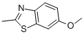 6-METHOXY-2-METHYLBENZOTHIAZOLE CAS#: 2941-72-2