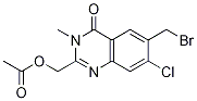 (6-(broMoMethyl)-7-chloro-3-Methyl-4-oxo-3,4-dihydroquinazolin-2-yl)Methyl acetate CAS#: 289686-86-8