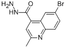 6-bromo-2-methylquinoline-4-carbohydrazide CAS#: 215778-63-5