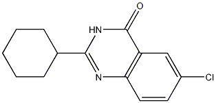 6-chloro-2-cyclohexylquinazolin-4(3H)-one CAS#: 259110-64-0