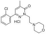 6-(o-Chlorophenyl)-4-methyl-2-(2-morpholinoethyl)-3(2H)-pyridazinone h ydrochloride CAS#: 29242-40-8