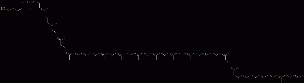 (6E,10E,14E,18E,22Z,26E,30E,34E,38E,42E,46E,50E,54E,58Z,62E,66E,70E,74E)-3,7,11,15,19,23,27,31,35,39,43,47,51,55,59,63,67,71,75,79-icosamethyloctaconta-6,10,14,18,22,26,30,34,38,42,46,50,54,58,62,66,70,74,78-nonadecaen-1-ol CAS#: 2067-66-5