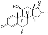 (6a,11b,16a)-6,9-Difluoro-11-hydroxy-16-methylandrosta-1,4-diene-3,17-dione CAS#: 25256-97-7