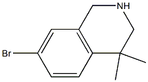 7-BroMo-4,4-diMethyl-1,2,3,4-tetrahydro-isoquinoline CAS#: 264602-74-6