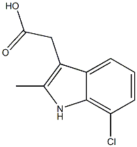 (7-CHLORO-2-METHYL-1H-INDOL-3-YL)-ACETIC ACID CAS#: 25177-74-6