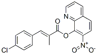 7-Nitro-8-quinolinol 2-(4-chlorobenzylidene)propanoate CAS#: 29002-31-1