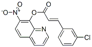 7-Nitro-8-quinolinol 3-(3-chlorophenyl)propenoate CAS#: 29002-18-4