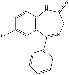 7-bromo-5-phenyl-1,2-dihydro-2H-1,4-benzodiazepin-2-one CAS#: 2894-61-3