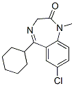 7-chloro-5-cyclohexyl-1,3-dihydro-1-methyl-2H-1,4-benzodiazepin-2-one CAS#: 1784-78-7