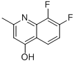 7,8-Difluoro-2-methylquinolin-4-ol CAS#: 288151-45-1